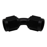 Thumbnail for DeatschWerks 6AN Flare Female Swivel 45-Degree to 6AN Flare Female Swivel - Anodized Matte Black