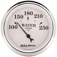 Thumbnail for Autometer Old Tyme White 5 Piece Kit (MPH/FUEL/OILP/WTMP/BAT) 59-60 Chevy Car Direct-Fit Dash Kit