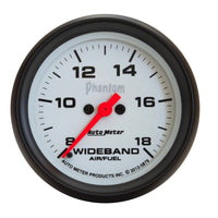 Thumbnail for Autometer Phantom 2-5/8in Wideband Air Fuel Ratio Gauge