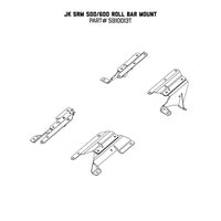 Thumbnail for Go Rhino 07-17 Jeep Wrangler 4dr Mouinting Kit for SRM Rack