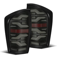 Thumbnail for AlphaRex 16-21 Toyota TacomaLUXX LED Taillights Blk w/Activ Light/Seq Signal