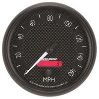 Thumbnail for Autometer GT Series 5in In Dash 0-160 MPH Electronic Programmable Speedometer