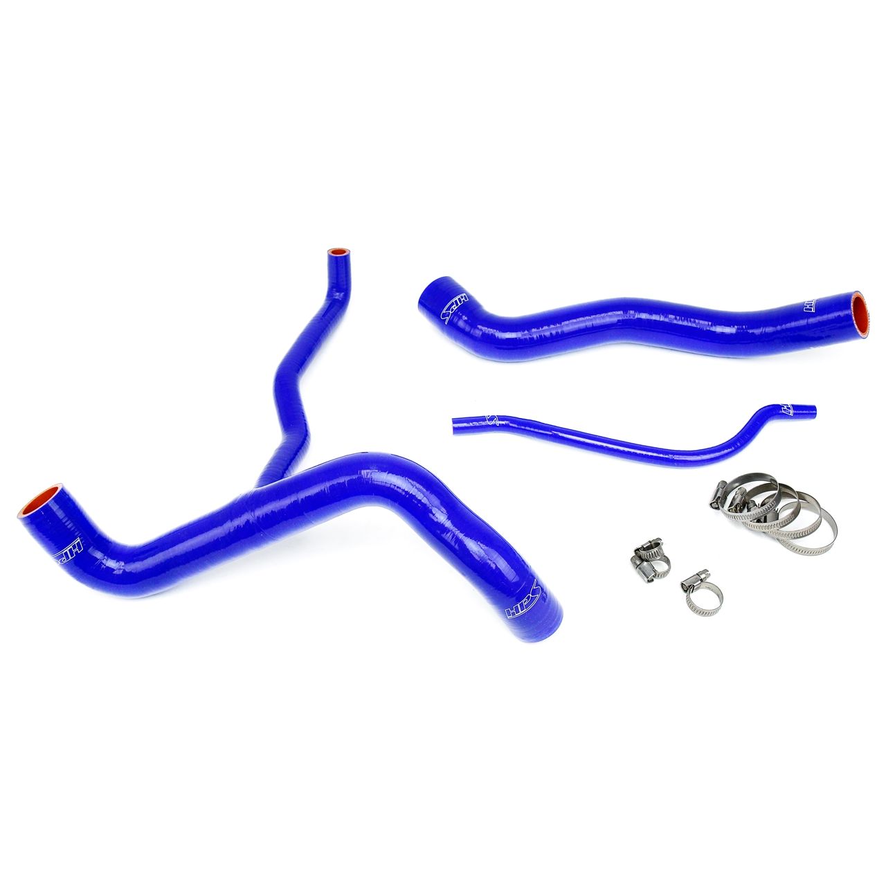 HPS Blue Reinforced Silicone Radiator Hose Kit Coolant for Chevy 10-11 Camaro SS 6.2L V8