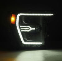 Thumbnail for AlphaRex 21-22 Ford F150 Luxx-Series Projector Headlights Black w/Activ Light/Seq Signal