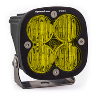 Thumbnail for Baja Designs Squadron Pro Black Wide Cornering Pattern LED Light Pod - Amber