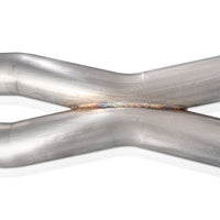 Thumbnail for Stainless Works 18-21 Mustang GT Mid Resonator Delete X-Pipe