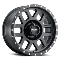 Thumbnail for Method MR306 Mesh 17x8.5 0mm Offset 5x4.5 83mm CB Matte Black Wheel
