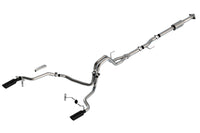 Thumbnail for Borla F-150 2021 2.7L/3.5L 4dr CC SB EC STB Lari/King R/Plinum/LTD 3/2.25 SRE CB AK BLK CHR Tips