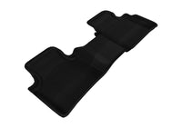 Thumbnail for 3D MAXpider 2009-2014 Nissan Maxima Kagu 2nd Row Floormats - Black