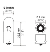 Thumbnail for Hella Bulb 1893 12V 5W BA9s T3.25