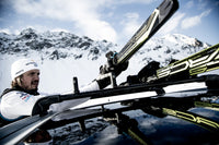 Thumbnail for Thule Skiclick Roof Mount Ski Transporter (Fits 1 Pair of Skis) - Black