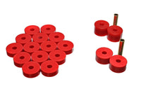 Thumbnail for Energy Suspension 74-75 Jeep CJ5/CJ7/CJ8 Scrambler Red Body (Cab) Mount Set
