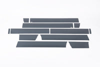 Thumbnail for Putco 09-14 Ford F-150 Super Crew 8ft Long Box - 7in Wide (12pcs) Black Platinum Rocker Panels