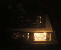 Thumbnail for AlphaRex 07-14 Chevrole Tahoe PRO-Series LED Headlights Plank Style Blk w/Activ Light/Seq Signal/DRL