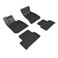 Thumbnail for 3D MAXpider 22-23 BMW i4 (G2 6) R1 R2 Floor Mat - Kagu Black