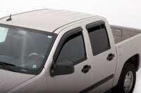 Thumbnail for AVS 04-12 Chevy Colorado Crew Cab Ventvisor Outside Mount Window Deflectors 4pc - Smoke