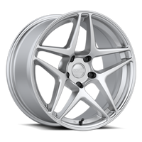 Thumbnail for Kansei K15H Astro 18x9.5in / 5x100 BP / 22mm Offset / 73.1mm Bore - Hyper Silver Wheel
