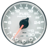 Thumbnail for Autometer Spek-Pro Gauge Fuel Press 2 1/16in 30psi Stepper Motor W/Peak & Warn Slvr/Chrm