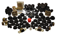 Thumbnail for Energy Suspension 97-06 Jeep Wrangler TJ (w/ 1in Body Lift Kit) Black Hyper-Flex Master Bushing Set