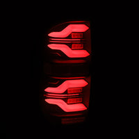 Thumbnail for AlphaRex 14-21 Toyota Tundra LUXX LED Taillights Alpha Blk w/Activ Light/Seq Signal