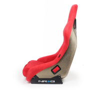 Thumbnail for NRG FRP Bucket Seat ULTRA Edition - Medium (Red Alcantara/Pearlized Back)