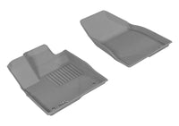 Thumbnail for 3D MAXpider 2014-2019 Toyota Highlander Kagu 1st Row Floormat - Gray