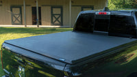 Thumbnail for Lund 07-17 Toyota Tundra (5.5ft. Bed) Genesis Tri-Fold Tonneau Cover - Black