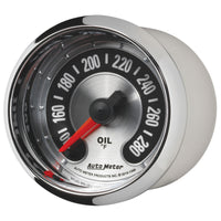 Thumbnail for Autometer American Muscle 2-1/16in Full Sweep Electric Digital Stepper 140-280 Deg F Oil Temp Gauge
