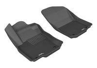 Thumbnail for 3D MAXpider 2012-2018 Mercedes-Benz GLE-Class/GLS-Class/ML-Class Kagu 1st Row Floormat - Black