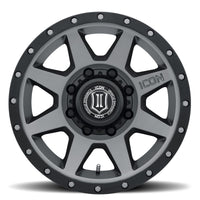 Thumbnail for ICON Rebound 17x8.5 8x6.5 13mm Offset 5.25in BS 121.4mm Bore Titanium Wheel