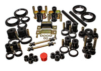 Thumbnail for Energy Suspension 85-93 Ford Mustang Black Hyper-flex Master Bushing Set w/ V-8