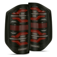 Thumbnail for AlphaRex 14-21 Toyota Tundra LUXX LED Taillights Black/Red w/Activ Light/Seq Signal