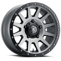 Thumbnail for ICON Compression 17x8.5 5x150 25mm Offset 5.75in BS 110.1mm Bore Titanium Wheel
