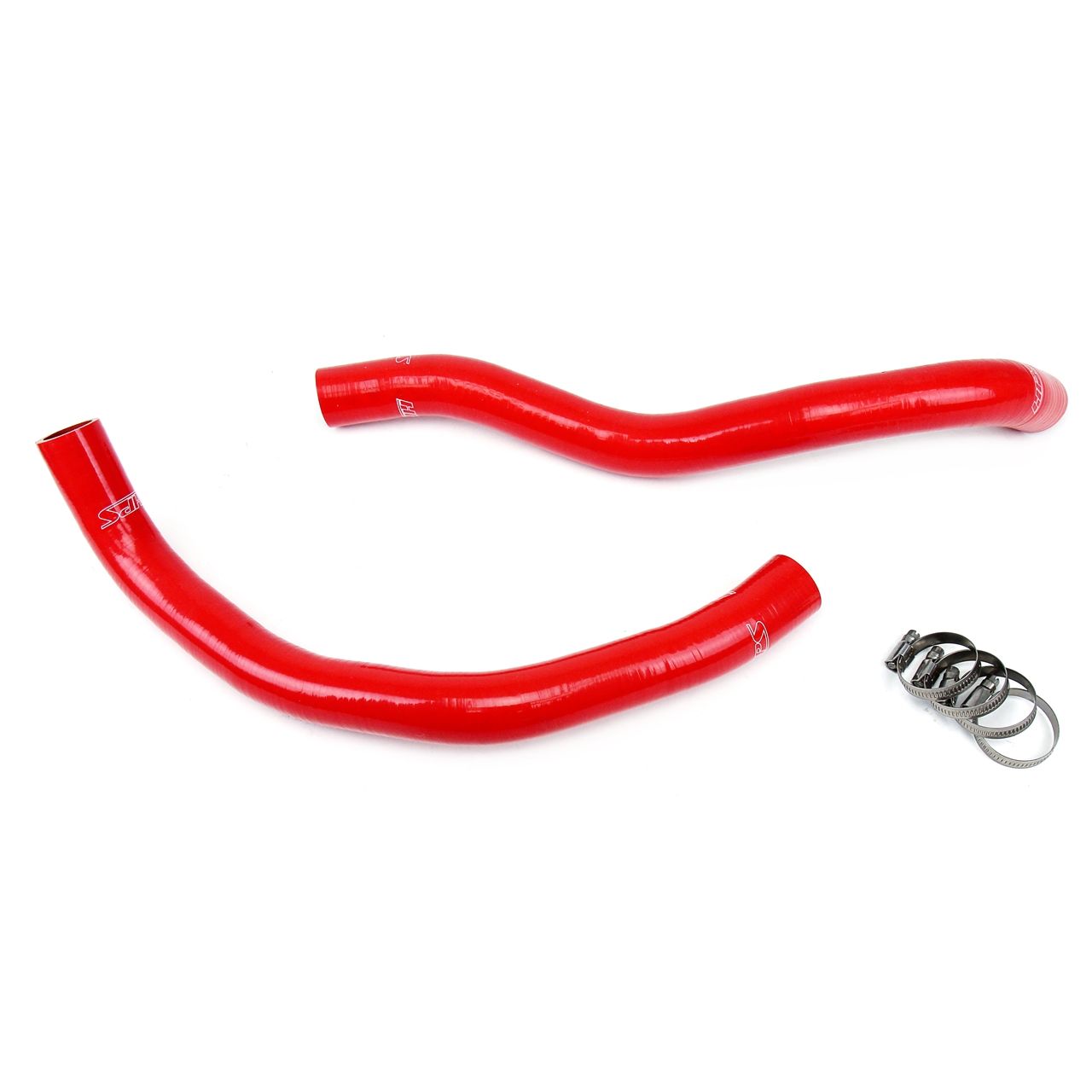 HPS Red Reinforced Silicone Radiator Hose Kit Coolant for Honda 03-07 Accord 2.4L 4Cyl