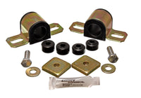 Thumbnail for Energy Suspension 95-98 Nissan 240SX (S14) Black 27mm Front Sway Bar Frame Bushings (Sway bar end li