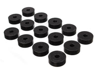Thumbnail for Energy Suspension 55-73 Jeep CJ5/CJ7/CJ8 Scrambler Black Body (Cab) Mount Set