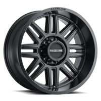 Thumbnail for Raceline 948B Split 20x9in / 8x170 BP / 0mm Offset / 125.2mm Bore - Satin Black Wheel