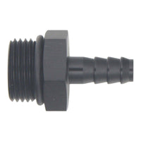 Thumbnail for DeatschWerks 10AN ORB Male to 5/16in Male Triple Barb Fitting (Incl O-Ring) - Anodized Matte Black