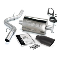 Thumbnail for Banks Power 04-06 Jeep 4.0L Wrangler Monster Exhaust System - SS Single Exhaust w/ Black Tip