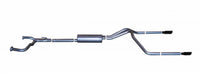 Thumbnail for Gibson 04-10/21-24 Nissan Titan LE 5.6L 2.5in Cat-Back Dual Split Exhaust - Black Elite