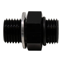 Thumbnail for DeatschWerks 8AN ORB Male to M18 X 1.5 Metric Male (Incl O-Ring and Washer) - Anodized Matte Black