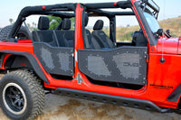Thumbnail for DV8 Offroad Aluminum Mesh Inserts For Front JK Rock Doors