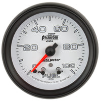 Thumbnail for AutoMeter Gauge Fuel Press 2-5/8in. 100PSI Stepper Motor W/ Peak & Warn Phantom II