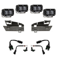 Thumbnail for Baja Designs 19-22 Dodge RAM 1500 Rebel / 21-22 1500 TRX S2 SAE Dual Fog Pocket Light Kit - Clear