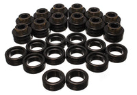 Thumbnail for Energy Suspension 92-99 GM Denal XL/Suburban 2WD/Yukon XL 2WD Black Body (Cab) Mount Set
