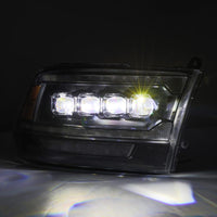 Thumbnail for AlphaRex 09-18 Ram 2500 NOVA LED Proj Headlights Plank Style Chrome w/Activ Light/Seq Signal/DRL