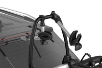 Thumbnail for Thule OutWay Platform-Style Trunk Mount Bike Rack w/Raised Platform (Up to 2 Bikes) - Silver/Black