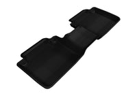 Thumbnail for 3D MAXpider 2013-2017 Honda Accord Sedan Kagu 2nd Row Floormats - Black