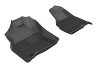 Thumbnail for 3D MAXpider 2012-2020 Dodge Ram 1500 Reg/Quad 2500/3500 Reg Kagu 1st Row Floormat - Black