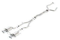 Thumbnail for Borla 2016 Cadillac ATS-V 3.6L Twin Turbo Catback Exhaust 4in Tips Dual Split Rear Exit